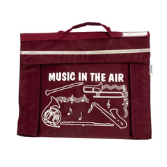 Primo music bag with \'Music in the air\' design - Burgundy