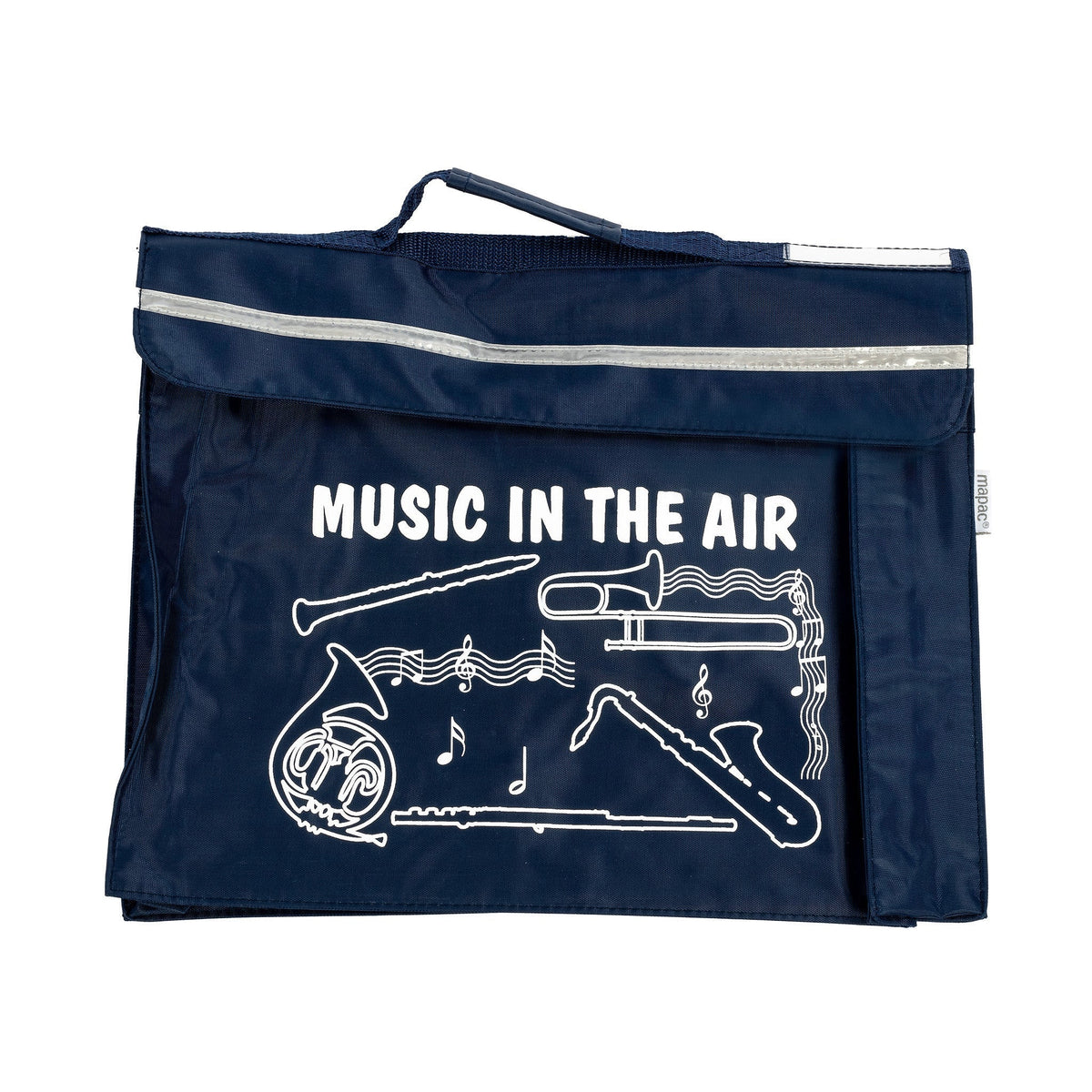 Primo music bag with \'Music in the air\' design - Navy Blue