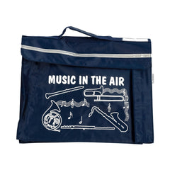 Primo music bag with \'Music in the air\' design - Navy Blue