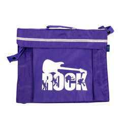 Primo music bag with \'Rock\' design - Purple