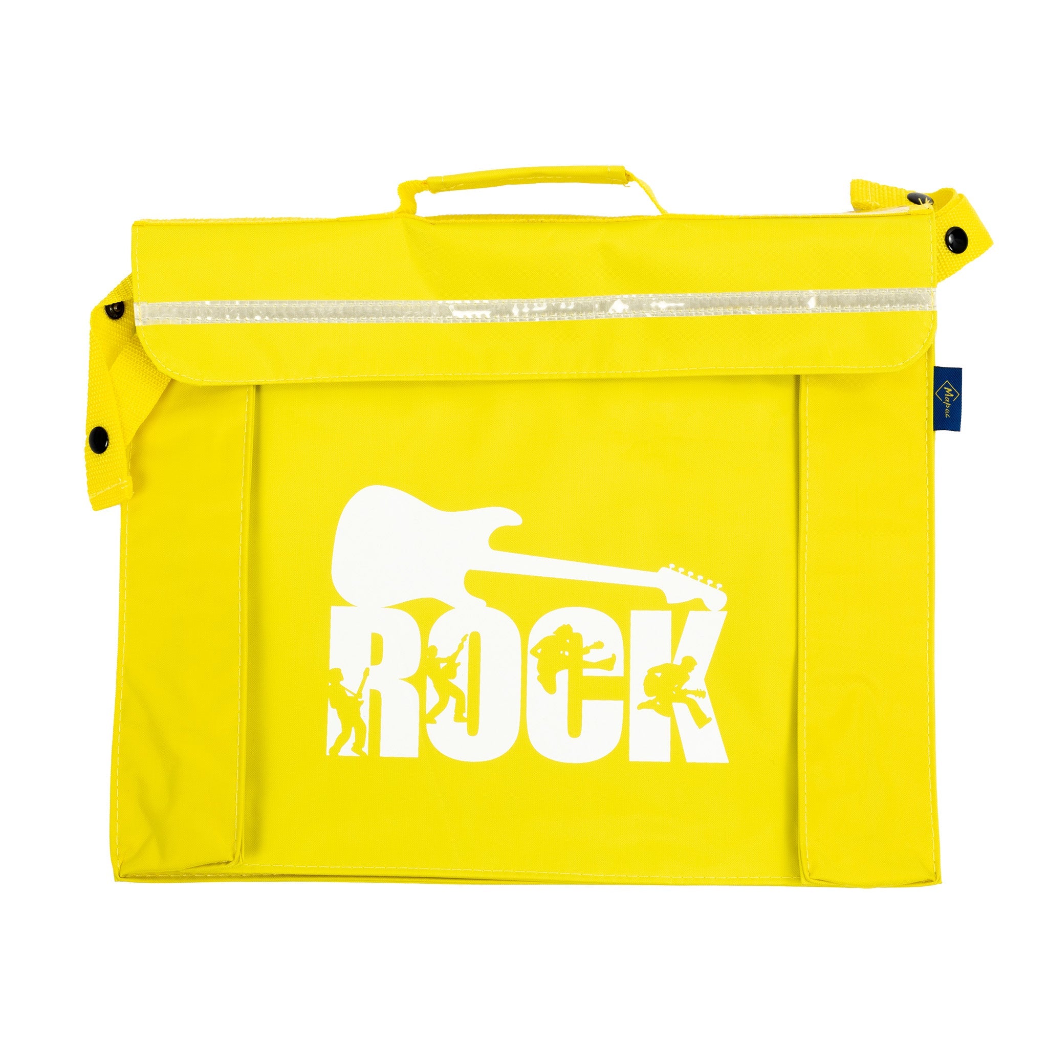 Primo music bag with \'Rock\' design - Yellow
