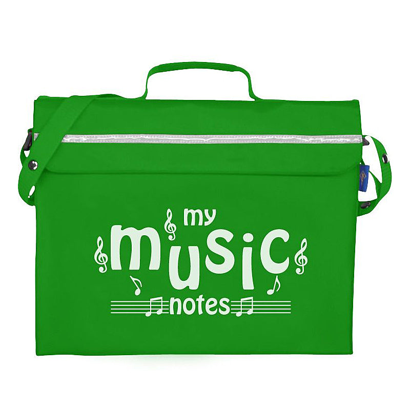 Primo music bag with \'My music notes\' design - Light green