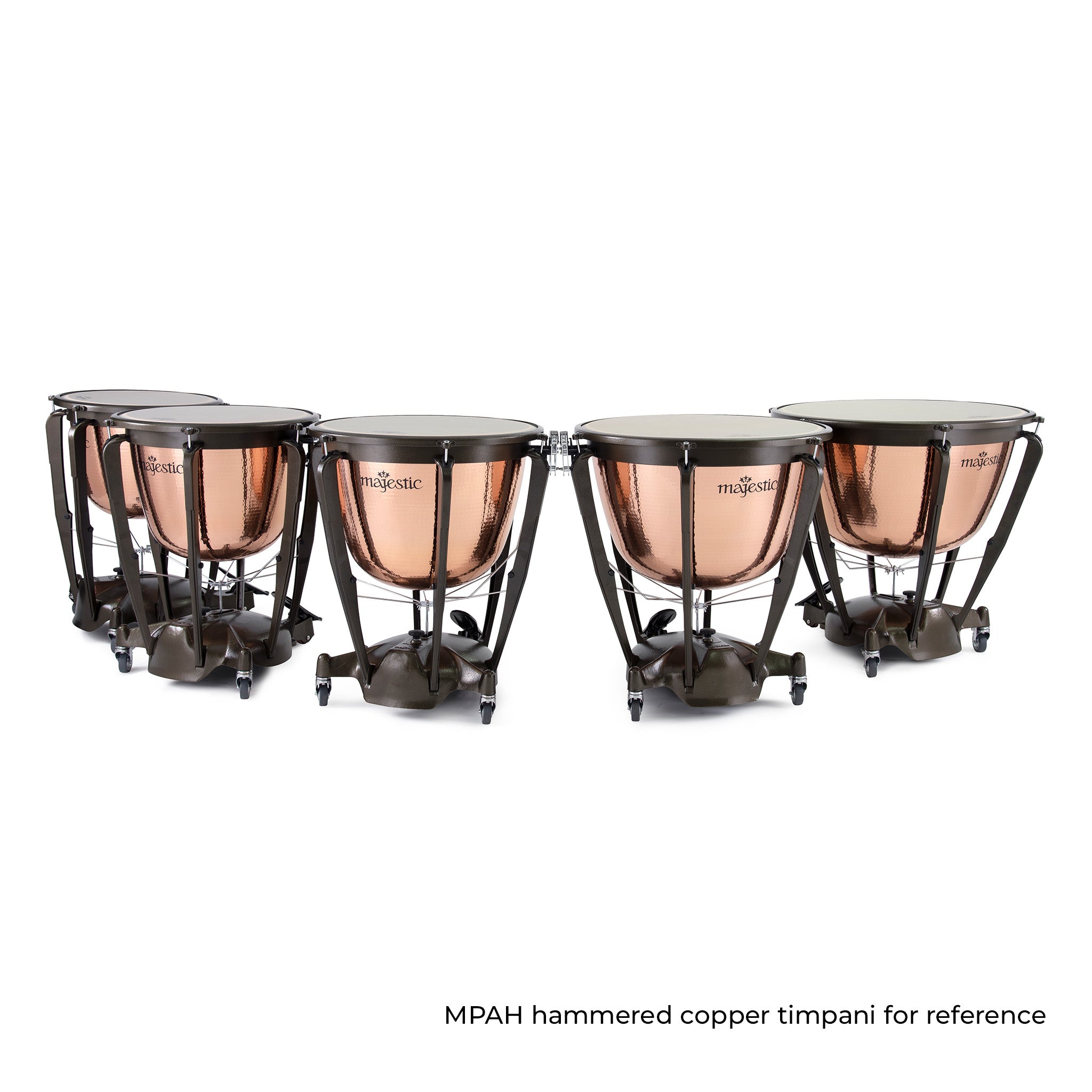 Majestic Symphonic polished copper deep cambered timpani - 26\"