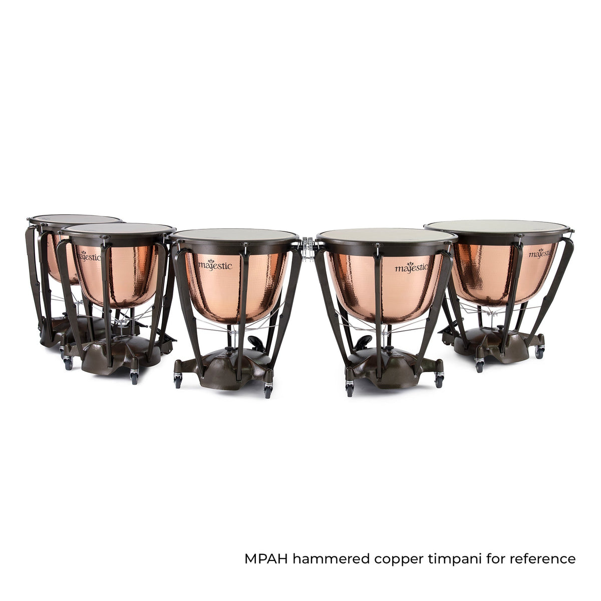 Majestic Symphonic polished copper deep cambered timpani - 26\"