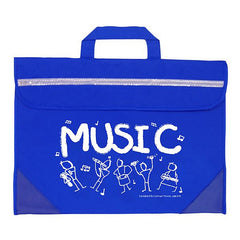 Duo music bag with Sam Moore \'Music\' design - Royal blue