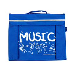 Primo music bag with Sam Moore \'Music\' design - Royal blue