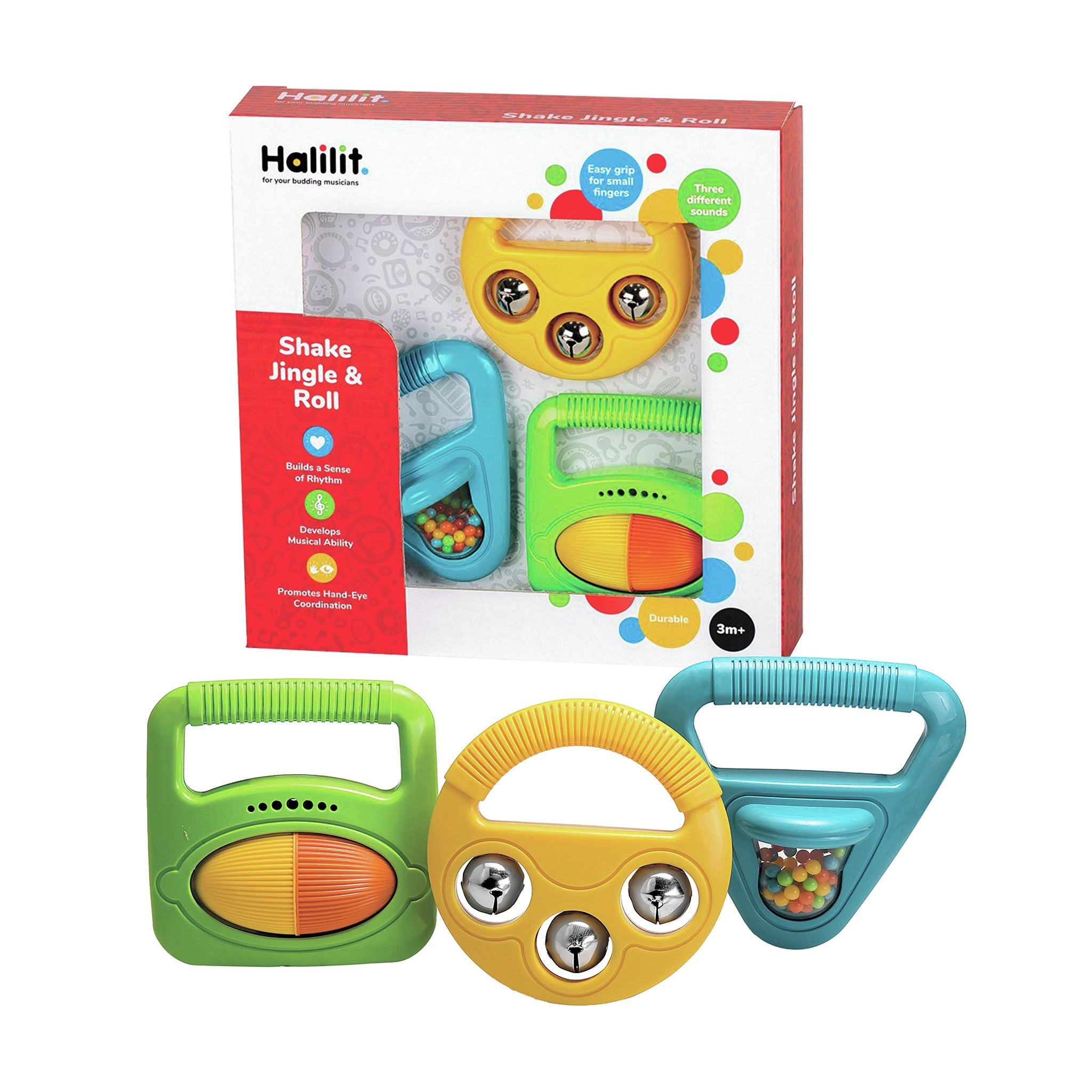 Halilit musical shapes gift set