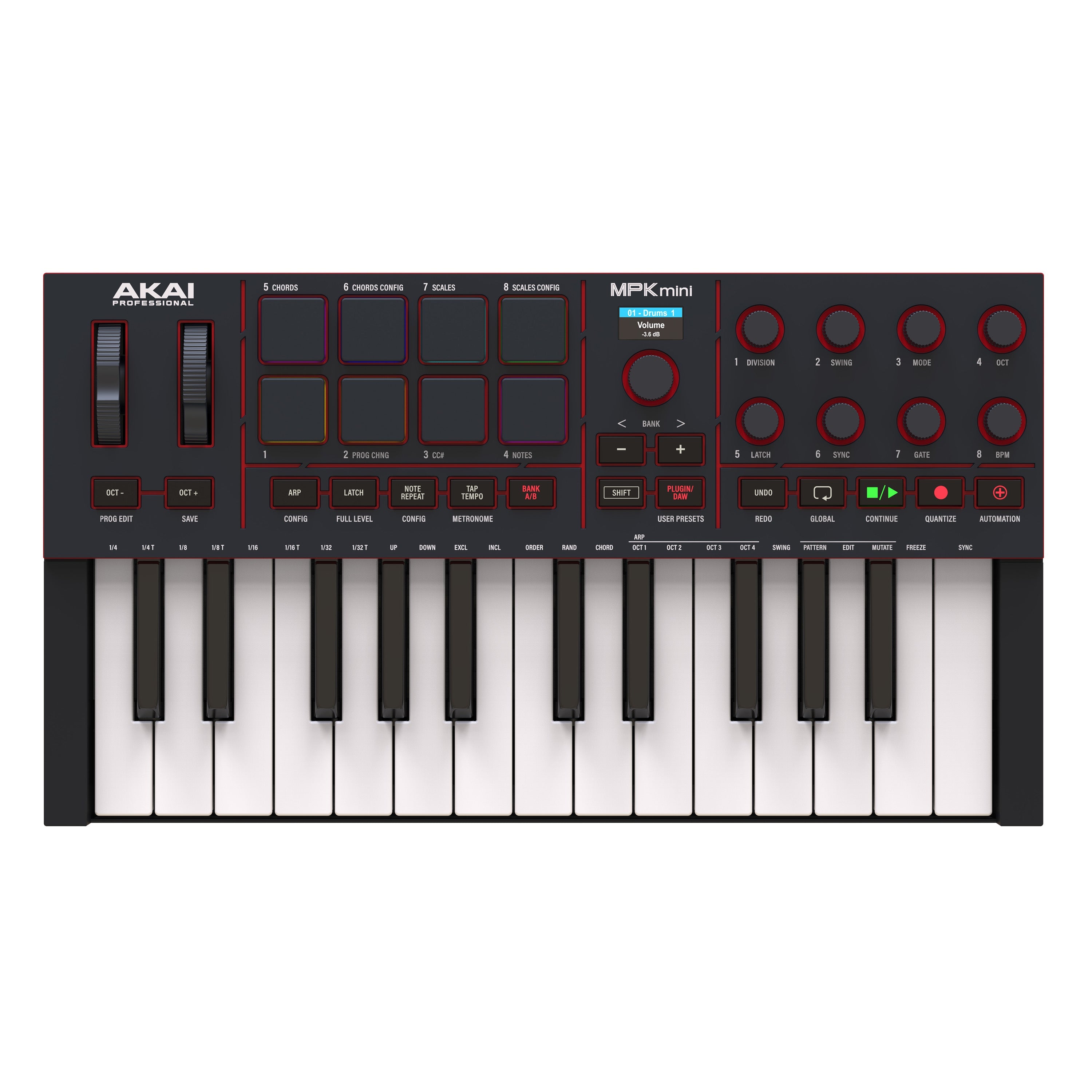 Akai MPK Mini IV MIDI keyboard controller – Black