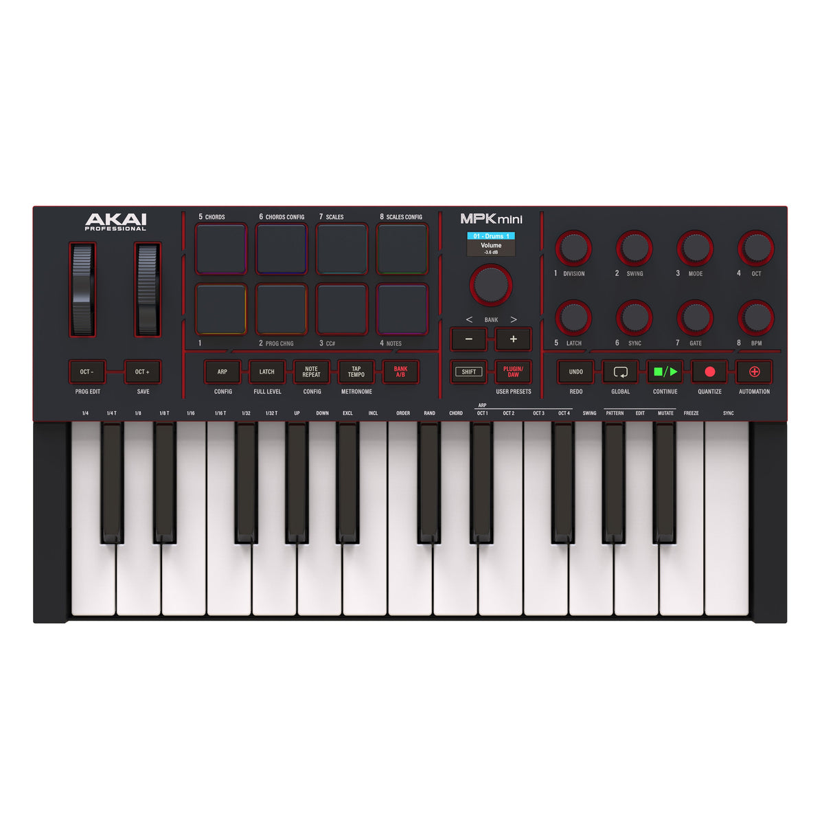 Akai MPK Mini IV MIDI keyboard controller – Black