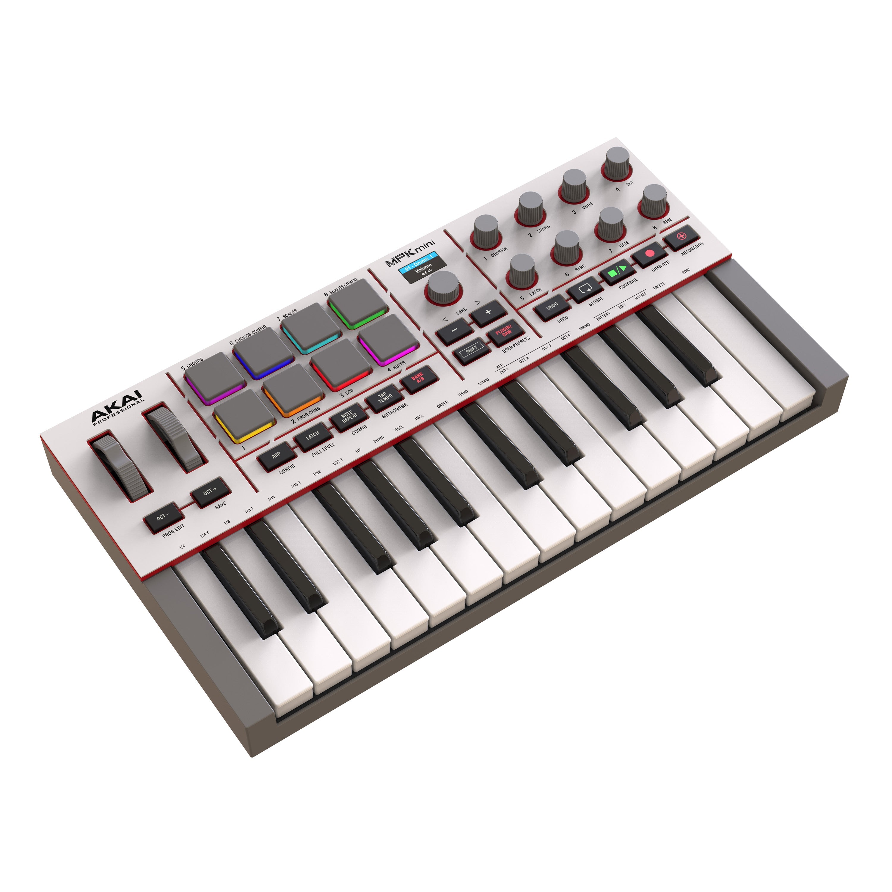 Akai MPK Mini IV MIDI keyboard controller – Grey