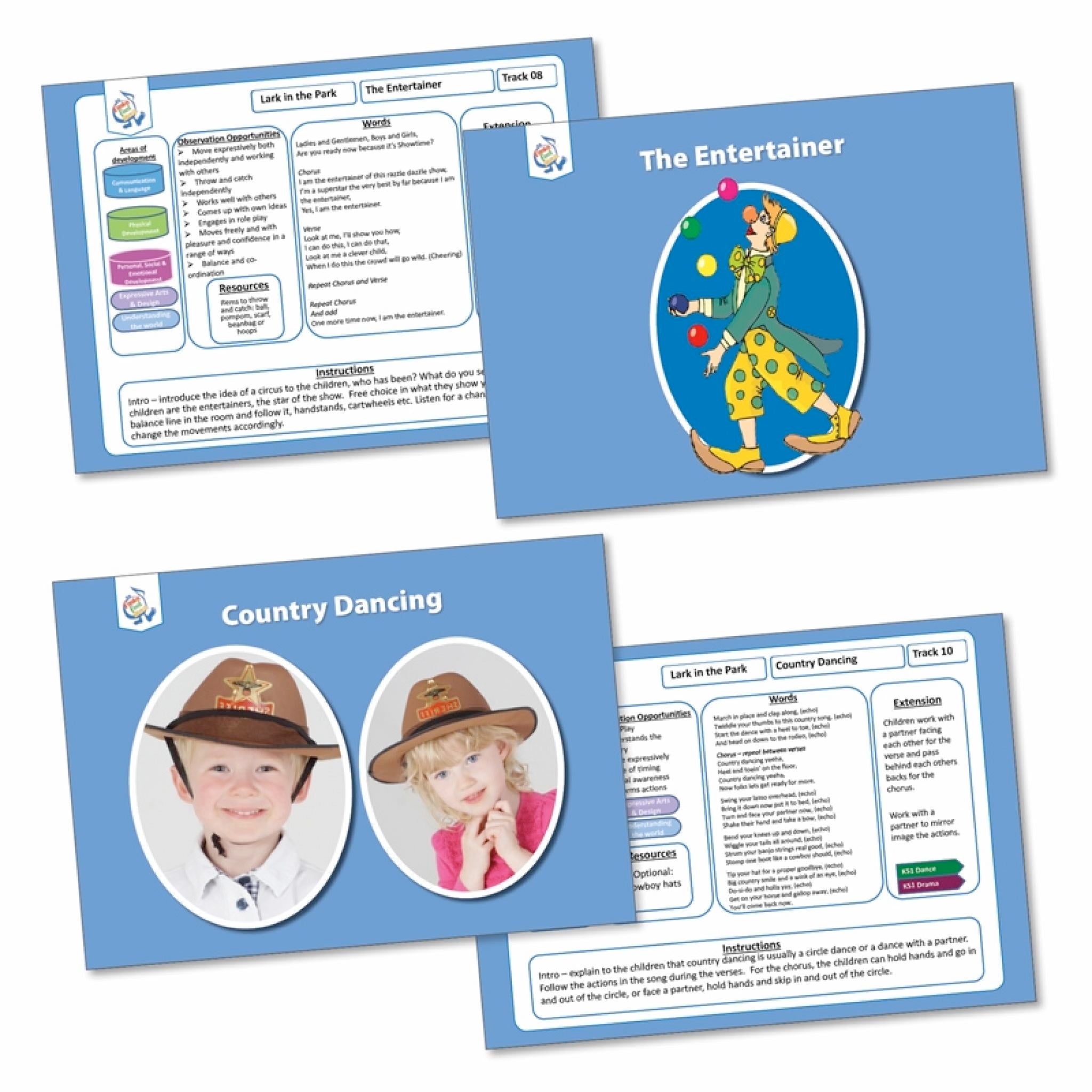Lark in the Park - Activity cards