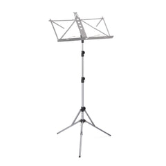 Musisca lightweight folding music stand - Silver grey