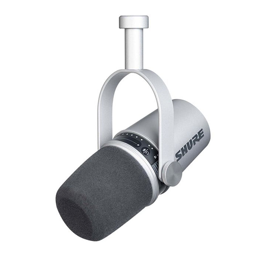 Shure MV7 podcast microphone - Silver