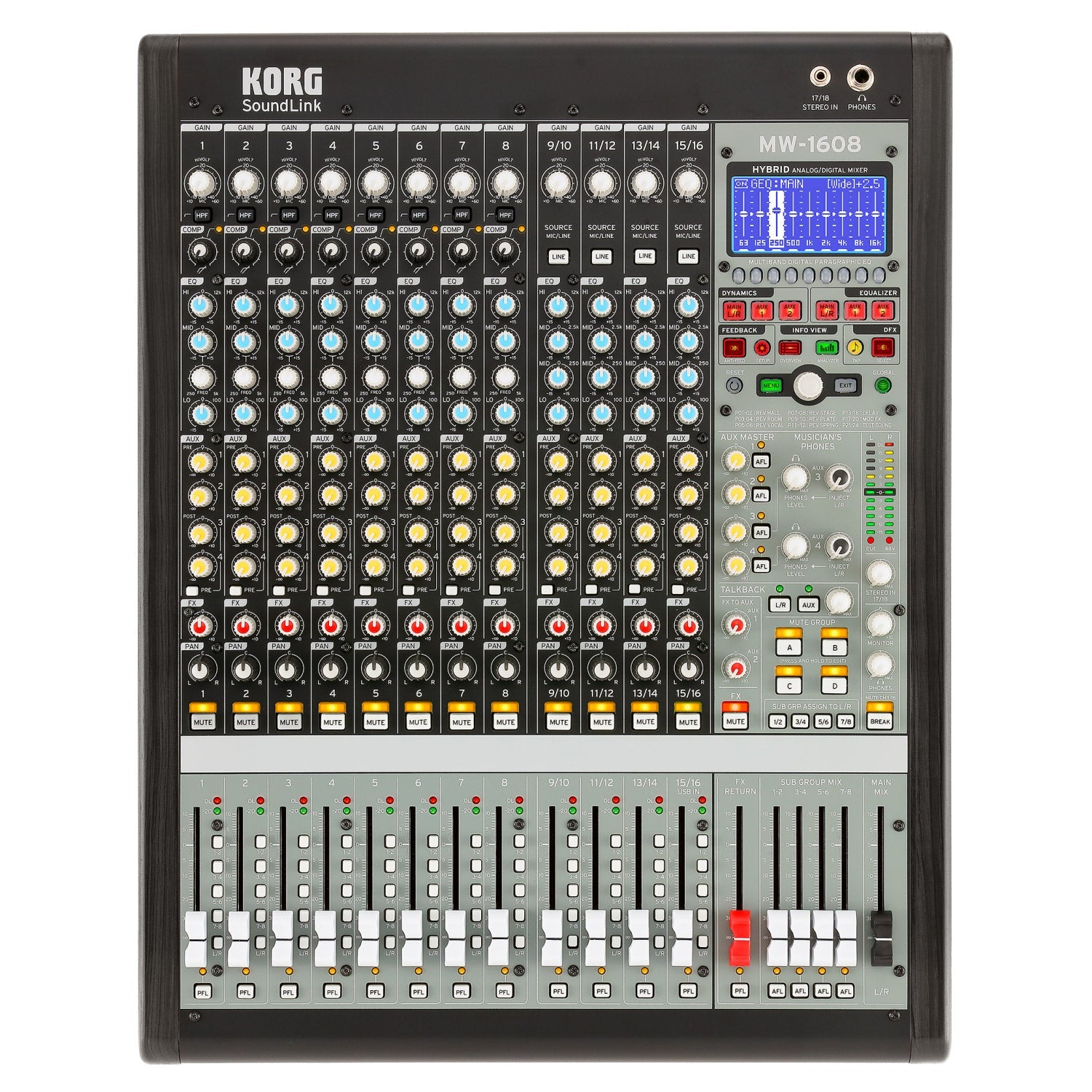 Korg SoundLink MW1608 16-channel mixer