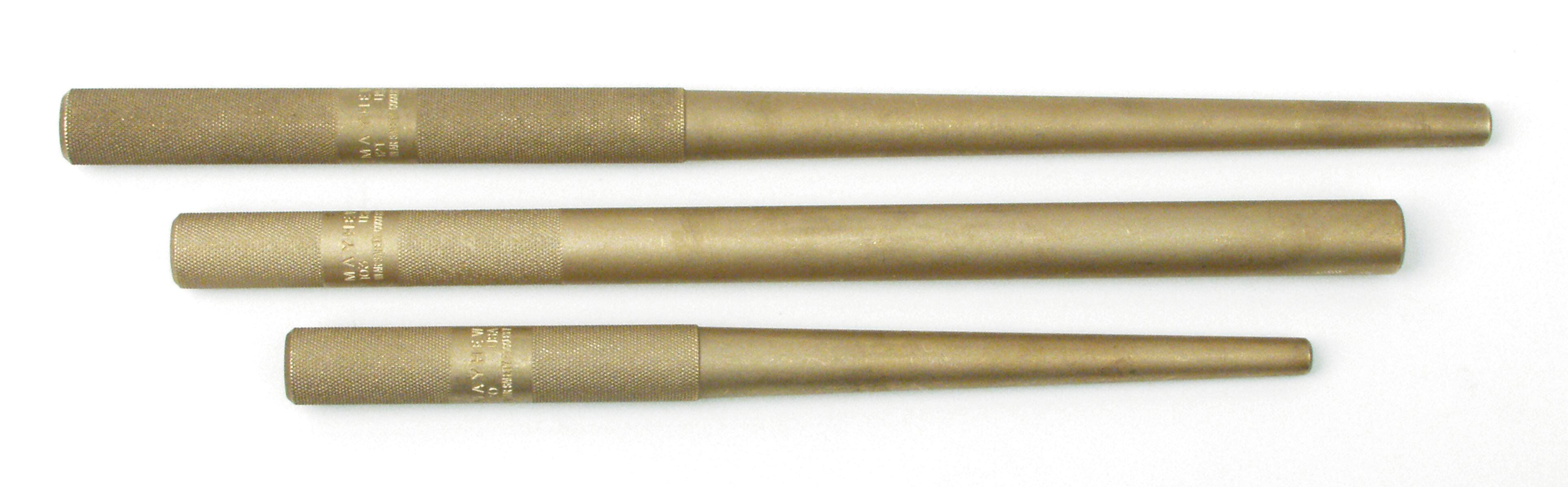 PUNCH SET HEAVY DUTY BRASS 3 PC