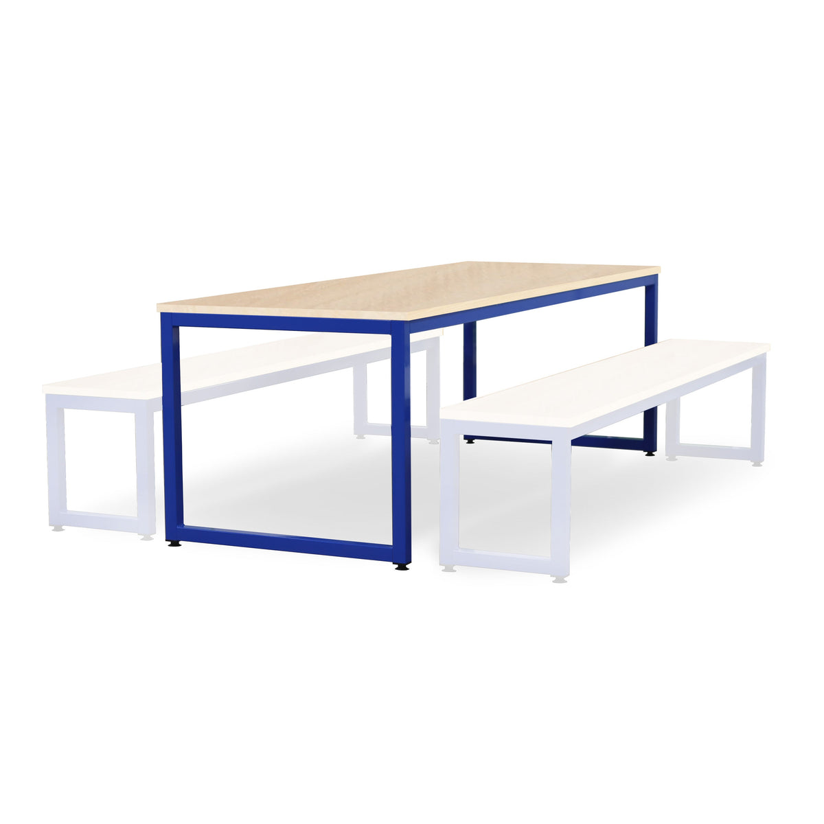 Monarch dining table with maple top - Blue