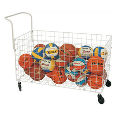 DS Mesh Ball Cage/Trolley (120cm x 60cm x 60cm) White