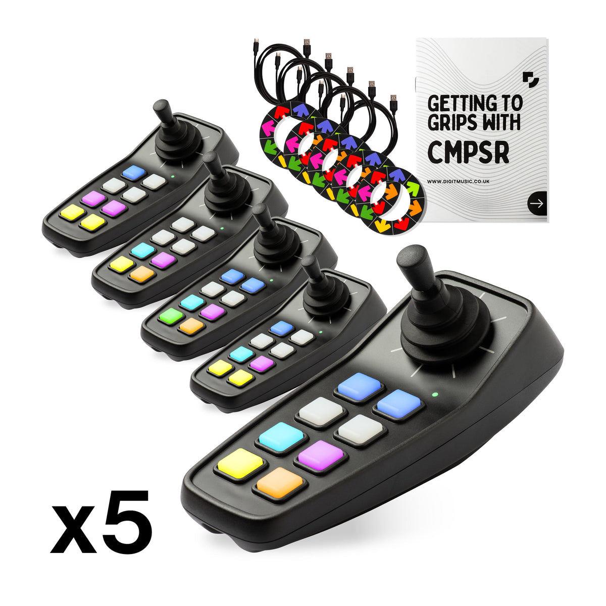 Digit Music CMPSR music controller multipack of 5