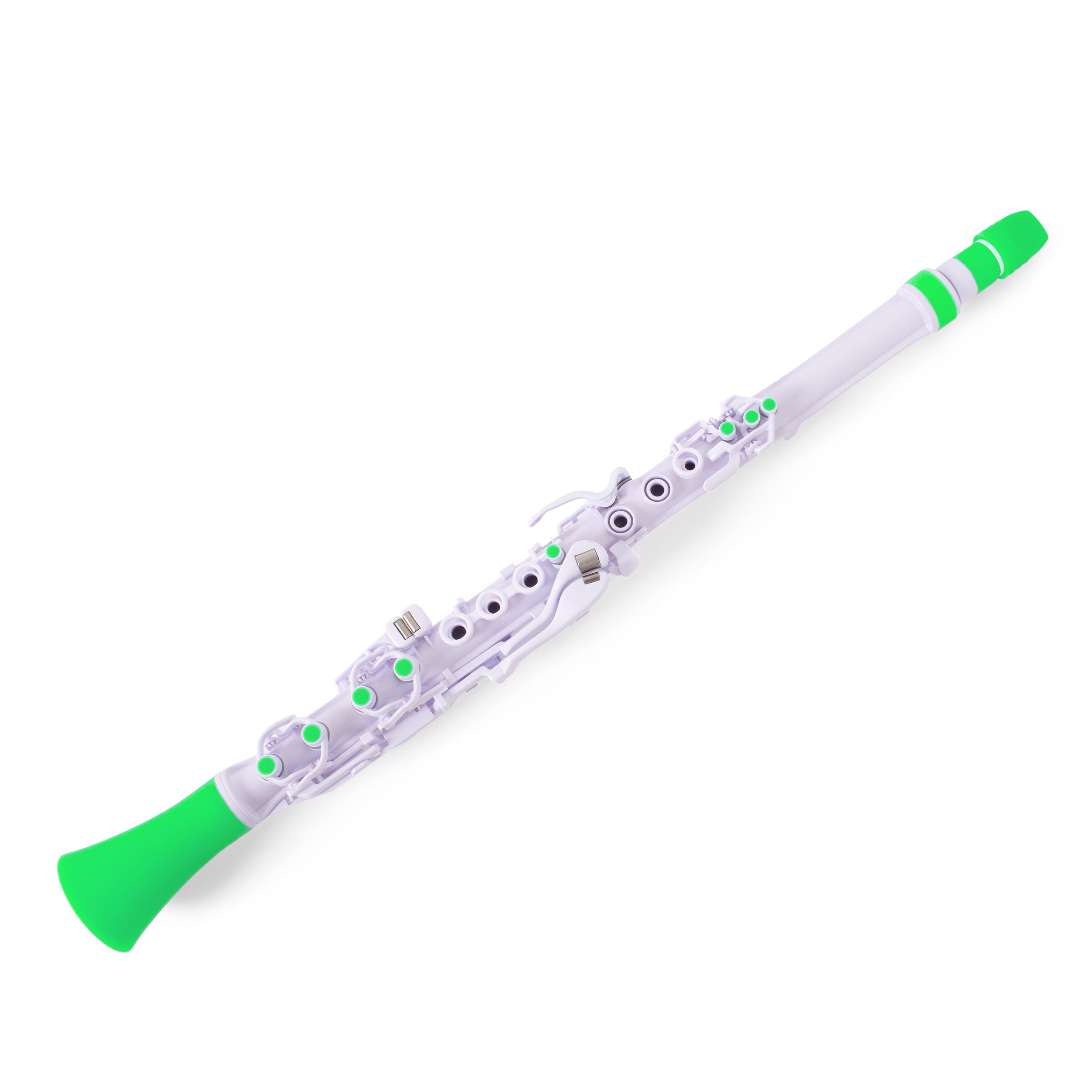 Nuvo N120CL Clarineo clarinet outfit - White with green trim