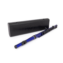 Nuvo plastic student flute outfit - Metallic blue
