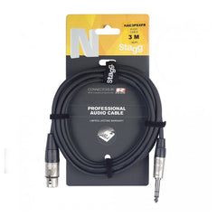 Stagg XLR-Jack microphone cable - 3m