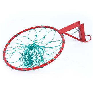REGULATION NETBALL RING 16MM, RED, SINGLE UNIT