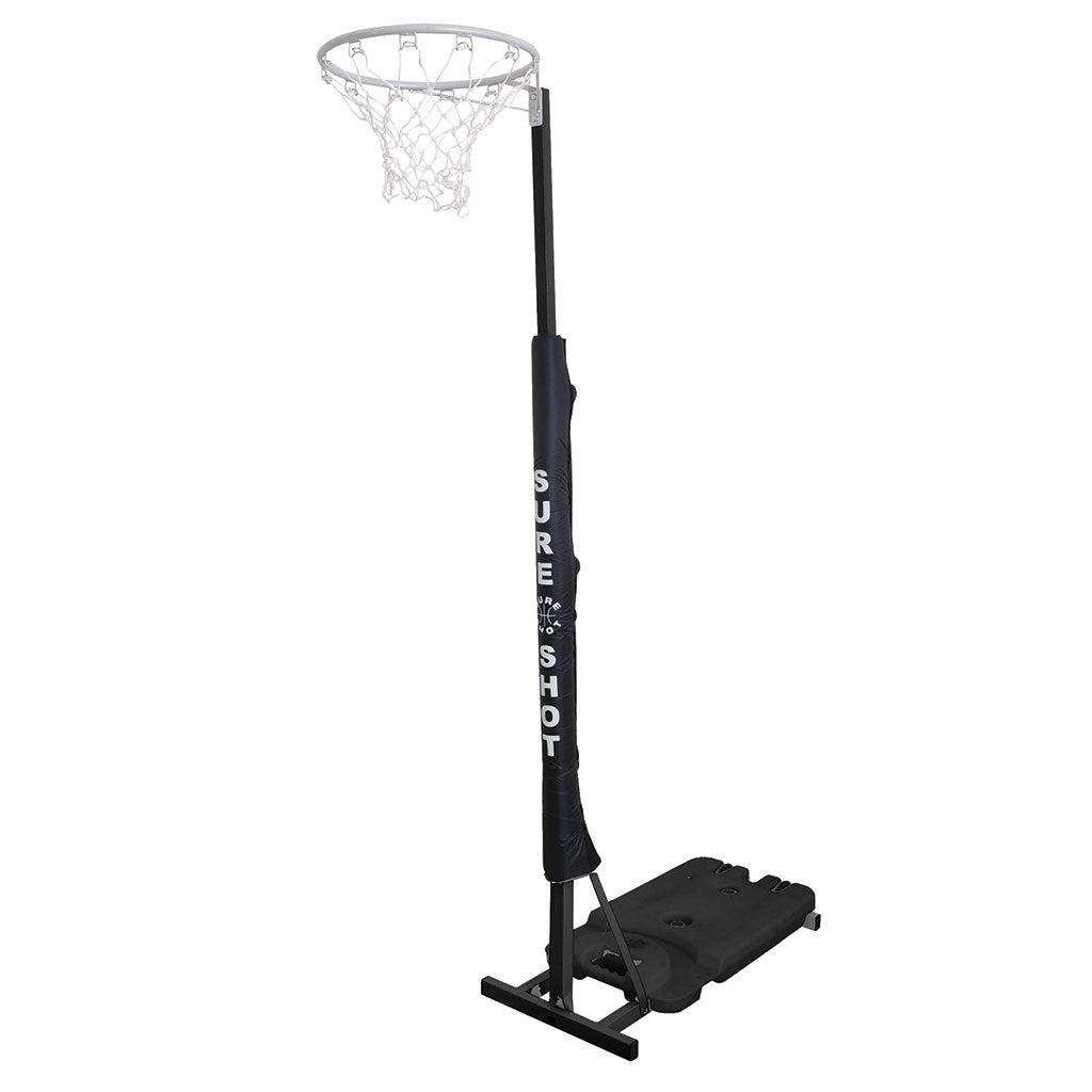 SURE SHOT 508 EASIPLAY JUNIOR NETBALL POST BLACK