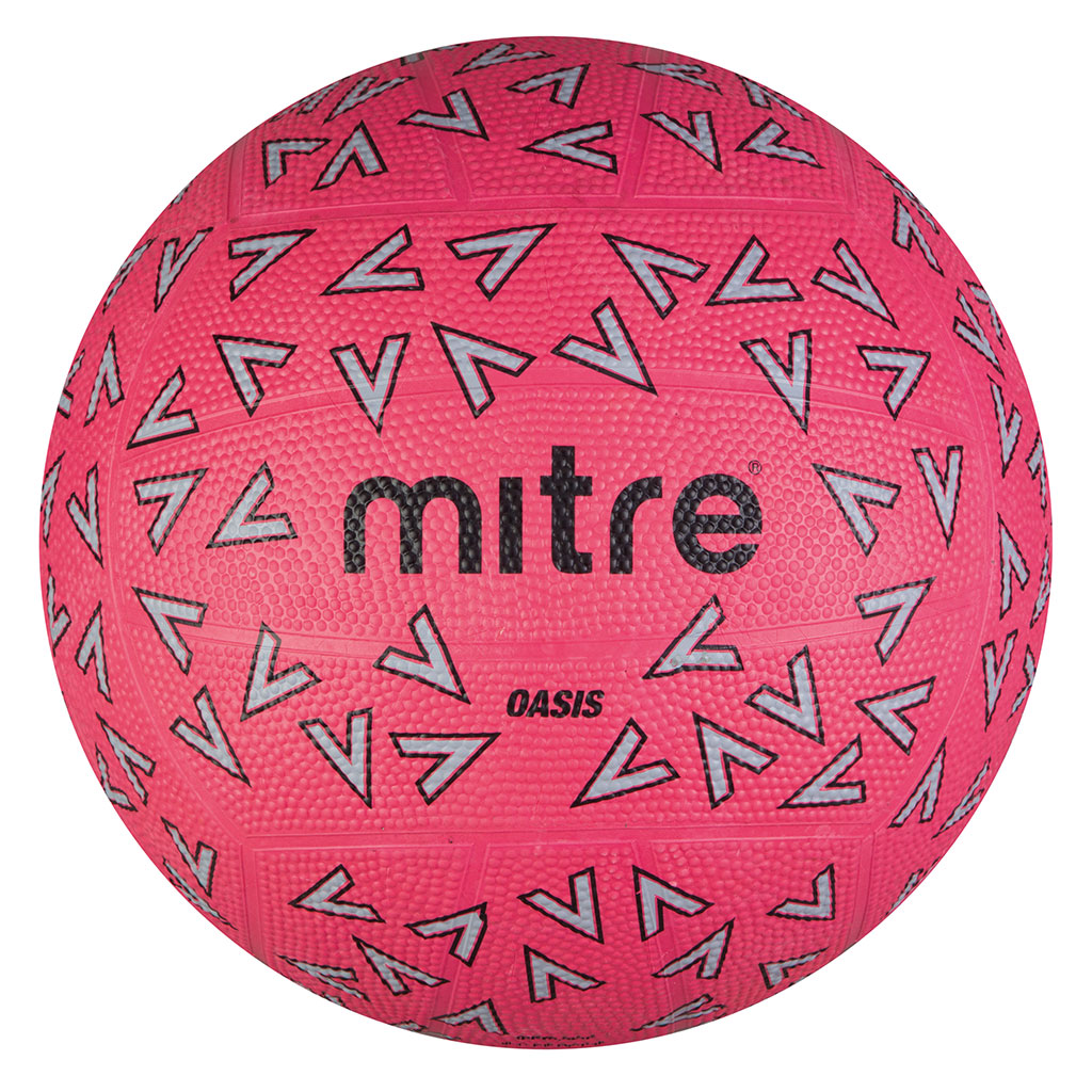 MITRE OASIS NETBALL SIZE 5, PINK