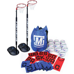 NETBALL TRAINING KIT JUNIOR, WITH POSTS