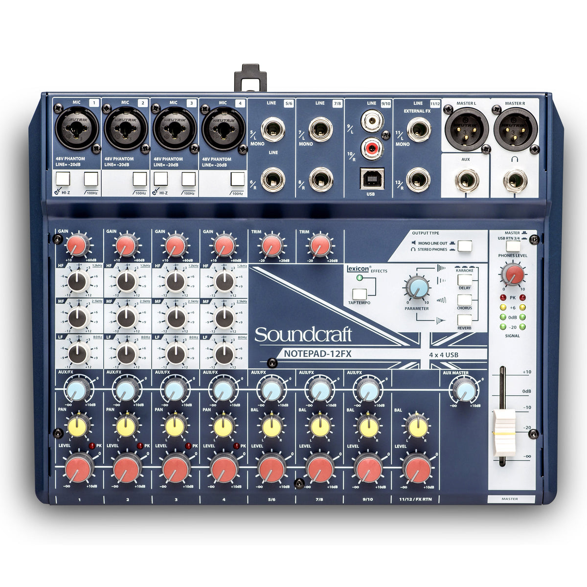 Soundcraft Notepad-12FX 12-channel analogue mixer