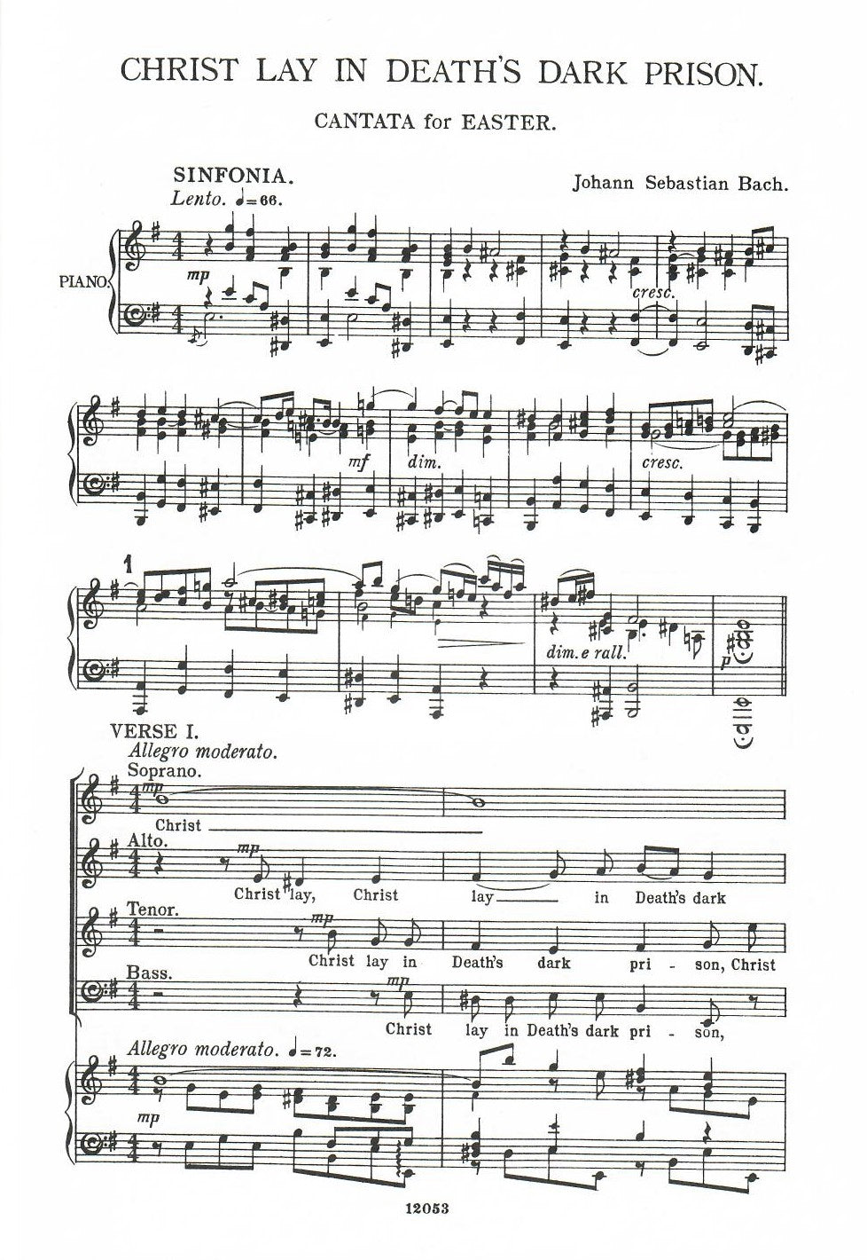 Christ Lay In Death\'s Dark Prison