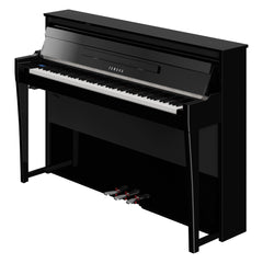 Yamaha AvantGrand NU1XA hybrid upright piano – Polished Ebony
