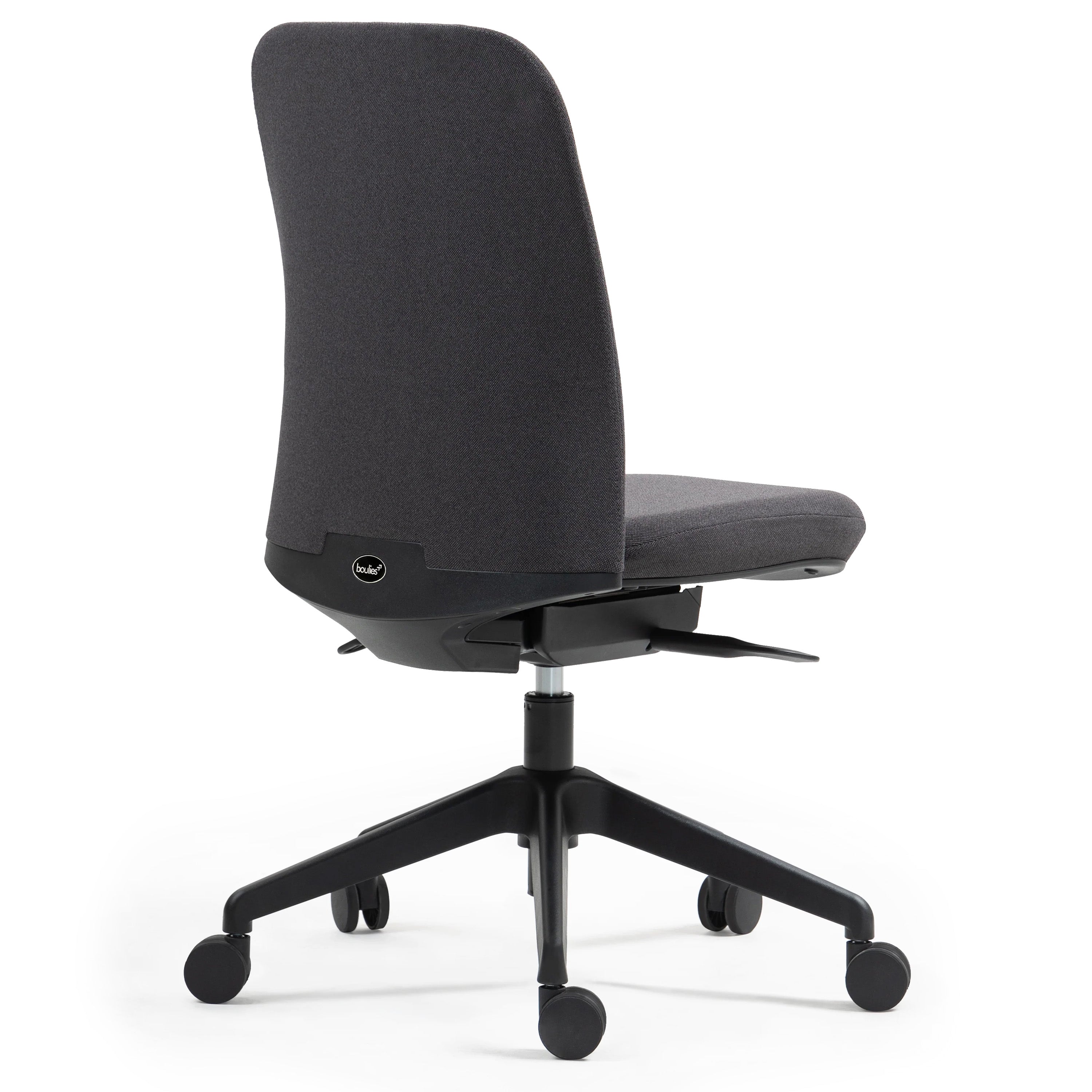 Boulies NUBI Lite chair – Charcoal fabric upholstery