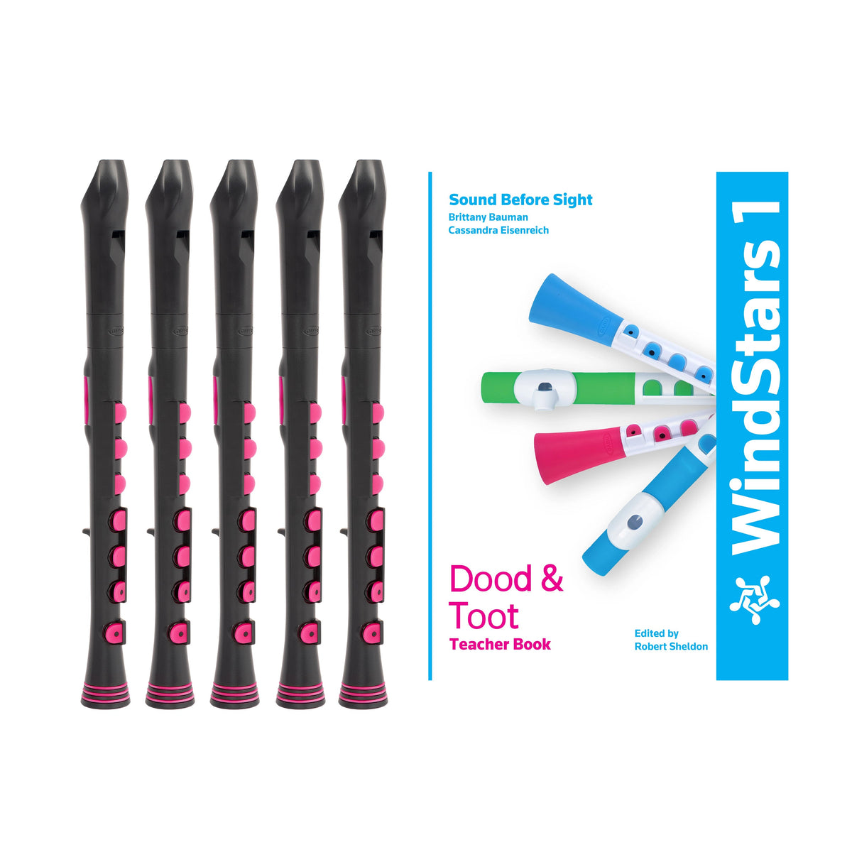 Nuvo WindStars 1 Recorder+ class set of 10