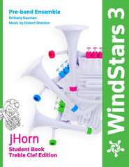 Nuvo WindStars 3 Student Book - jHorn Treble Clef Edition
