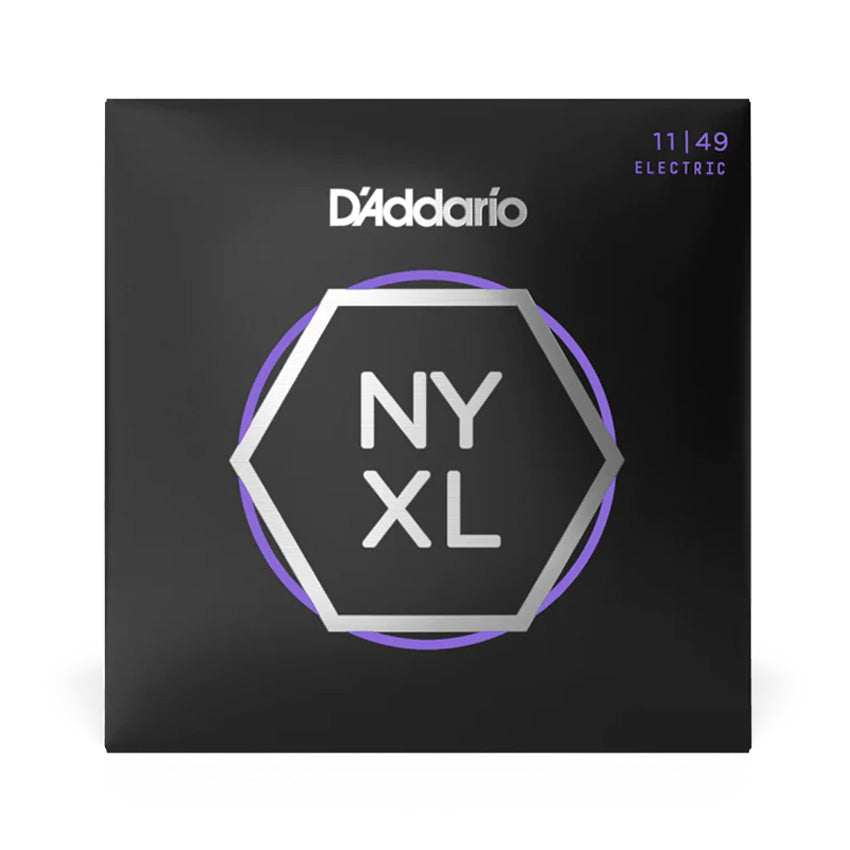 D\'Addario NYXL medium nickel wound electric guitar strings 11-49