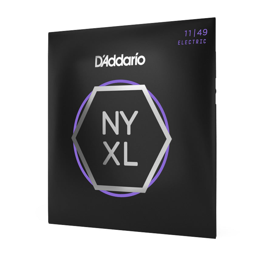 D\'Addario NYXL medium nickel wound electric guitar strings 11-49