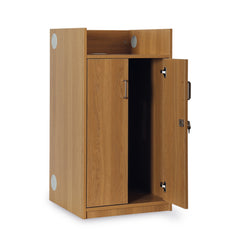 Monarch classic lectern with lockable storage - Oak