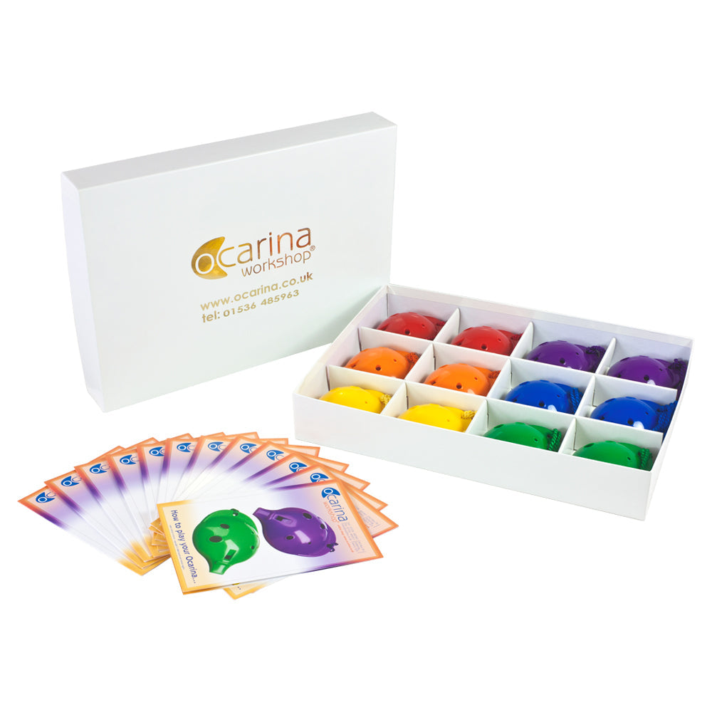 Ocarina Workshop 12 x 4-hole ocarinas in a presentation box