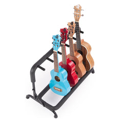 Octopus universal stand for multiple ukuleles - 5 ukuleles