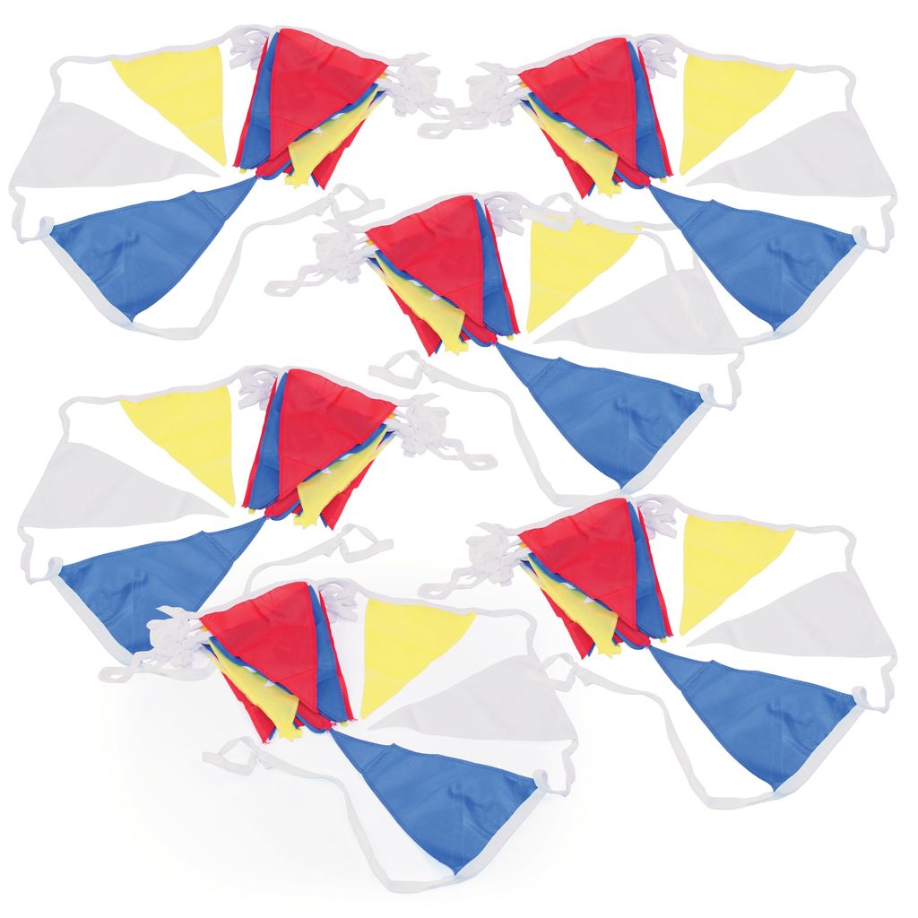 COLOURED NYLON BUNTING FLAG COLOURED, 6 X 10M ROLL