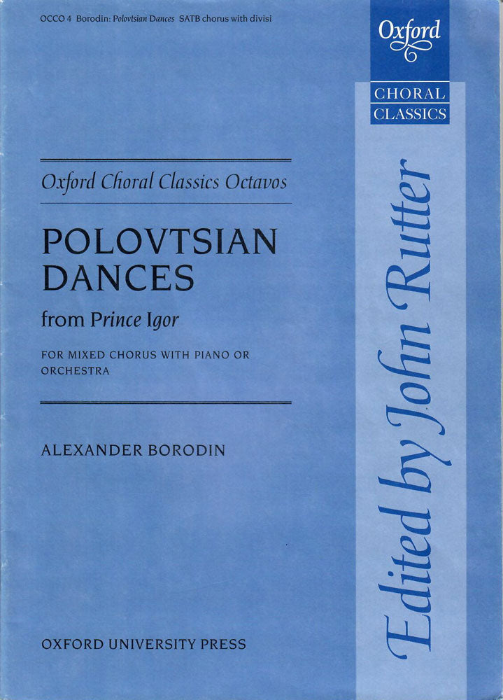 Polovtsian Dances from Prince Igor: Vocal score
