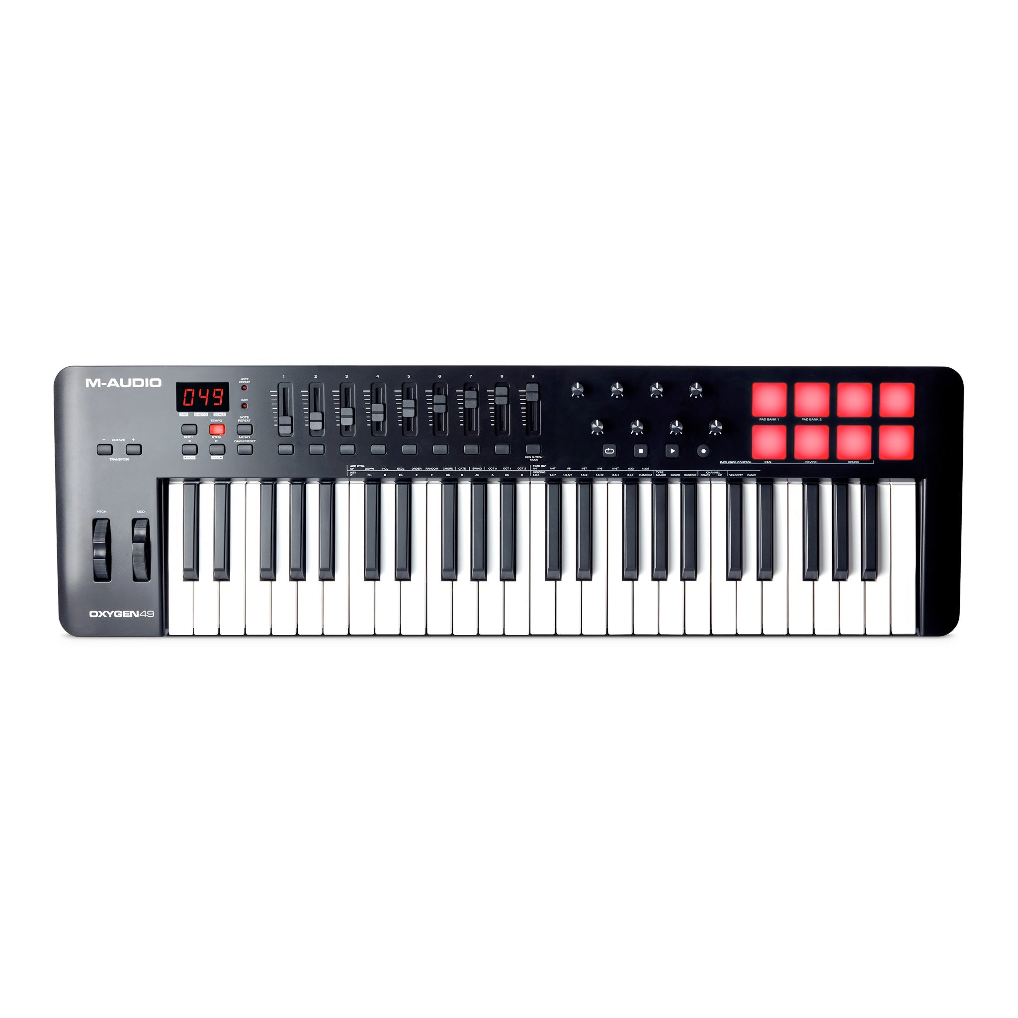 M-Audio OXYGEN49 (MKV) USB MIDI keyboard controller