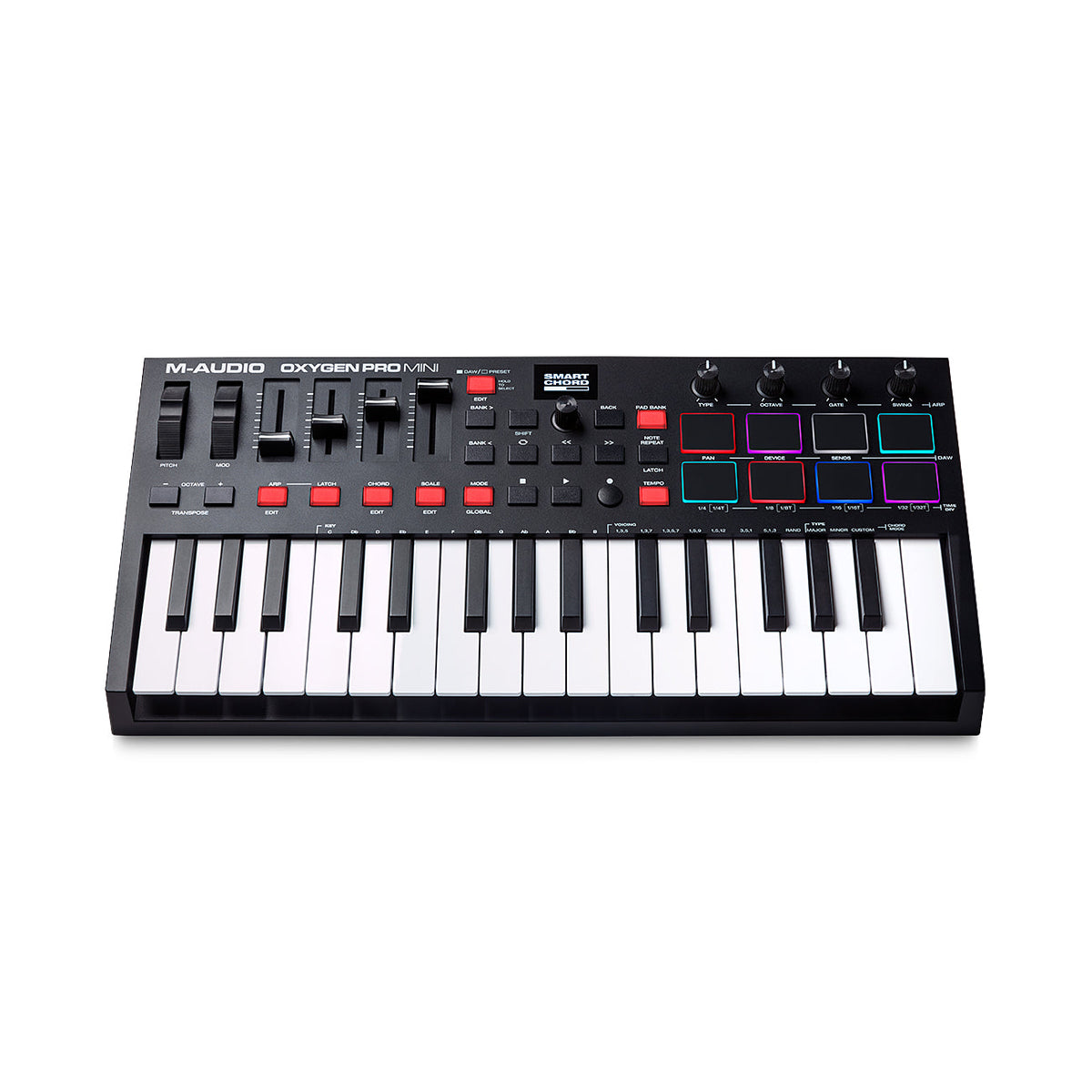 M-Audio Oxygen Pro Mini keyboard