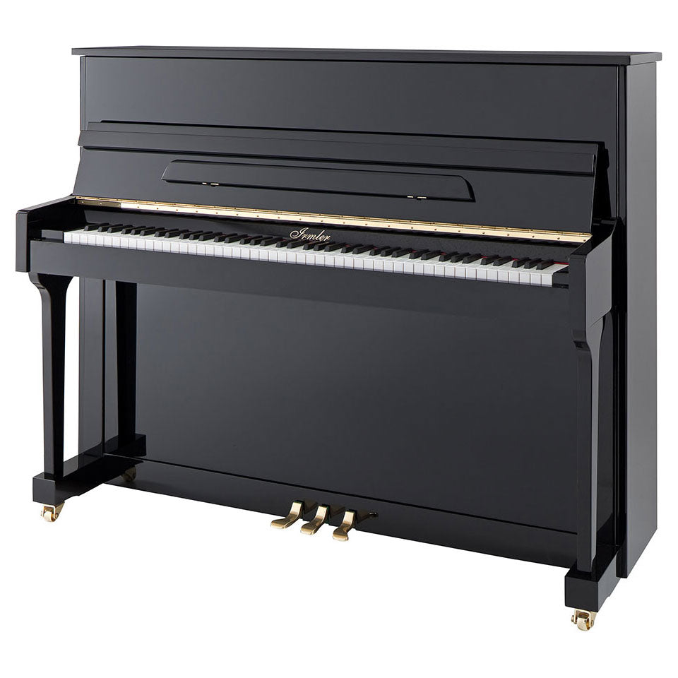 Irmler \'Studio\' P118 upright piano in polished ebony