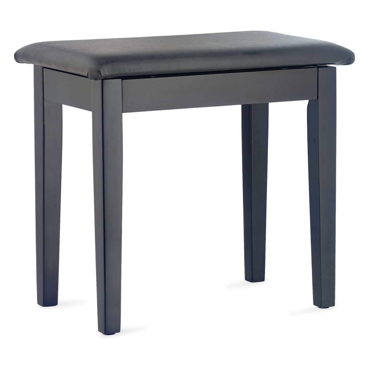 Stagg PBF23 fixed height piano stool with music storage - Matt black