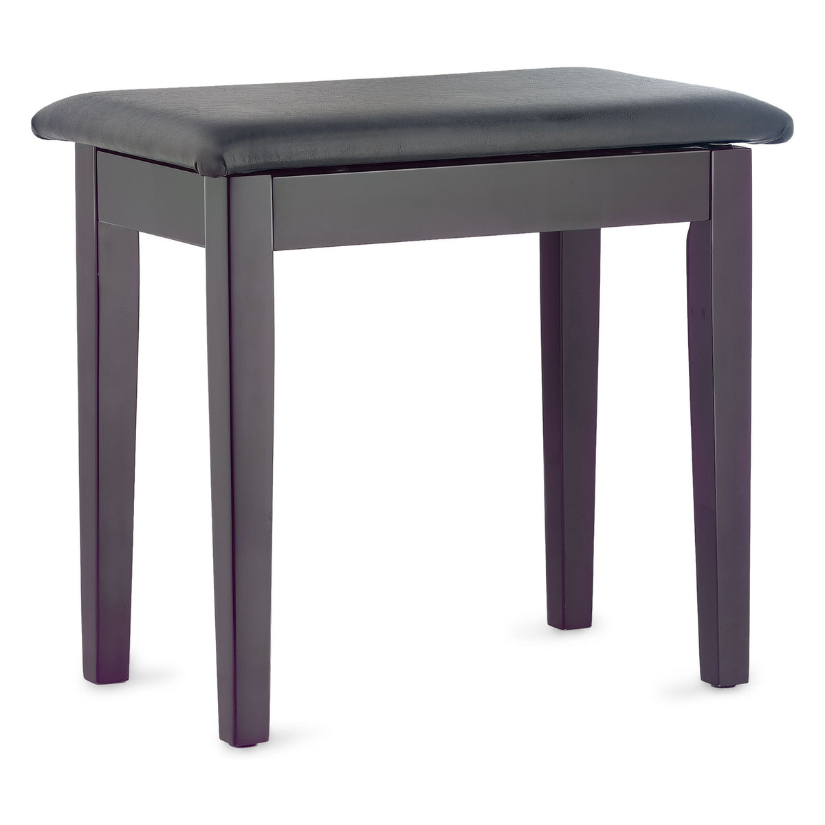 Stagg PBF23 fixed height piano stool with music storage - Matt rosewood