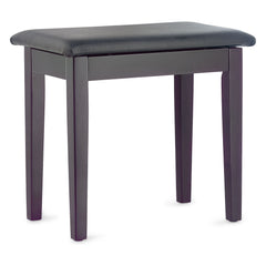Stagg PBF23 fixed height piano stool with music storage - Matt rosewood
