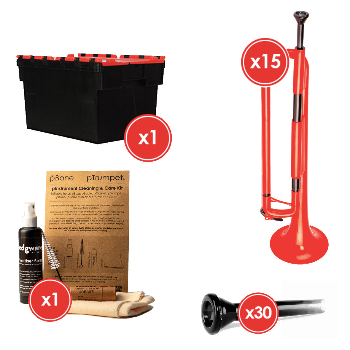 pBugle Bb plastic bugle pack