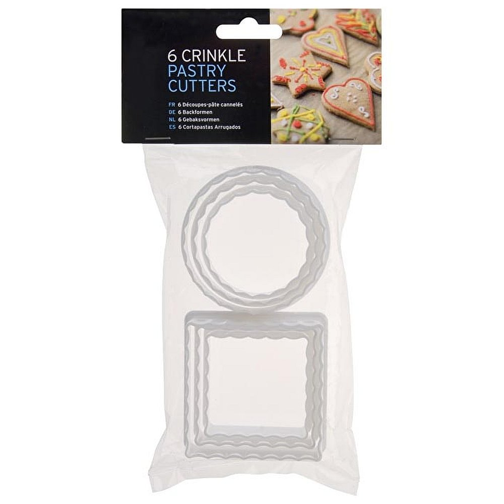 Standard Pastry Crinkle Cutters Set of 6